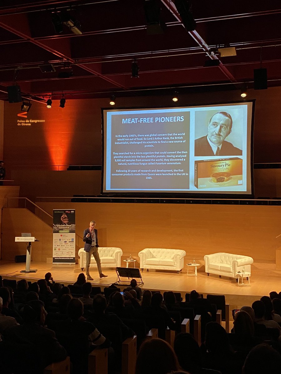 ¡El bloque de Tecnologías de fermentación empieza con la ponencia de Wilco Meijer de Quorn Foods!