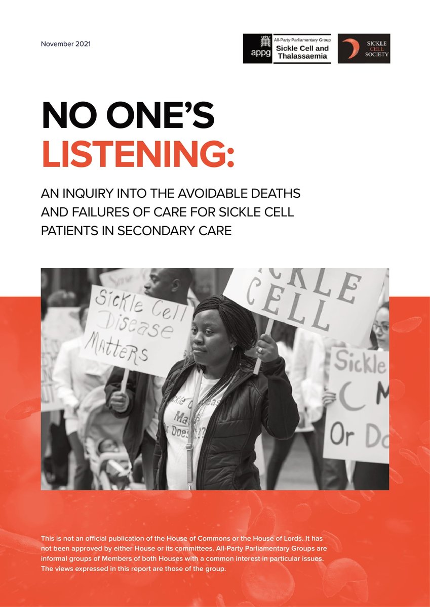 Read our full statement on Noone's Listening - one Year on, here sicklecellsociety.org/one-year-on-fr… #sicklecell #sicklecellawareness #nooneslistening