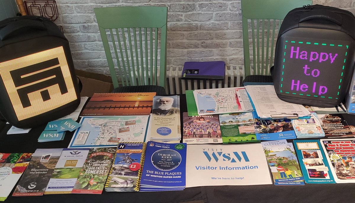 Want to know what's on in Weston-super-Mare this week? Want to know about the SeeMonster? Pop in and see us today in the Bay Café Tropicana. 
#visitweston #wsm #seemonster