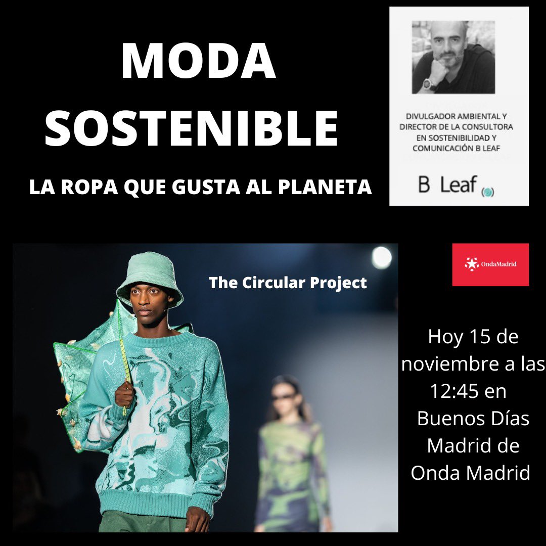 maguadoarnaez's tweet photo. La moda que si le gusta al planeta #TheCircularProject #ResiduosPasadosDeModa #AyuntamientodeFuenlabrada https://t.co/qJob2kOuyP