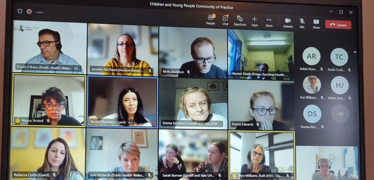 Brilliant to have Rocio Cifuentes,the Children's Commissioner for Wales come and talk with us at the Children and Young People Community of Practice. #CYPCop #LearningDisabilities 
<a href="/childcomwales/">Comisiynydd Plant | Children's Commissioner Wales</a> <a href="/ImprovementCym/">Improvement Cymru</a>