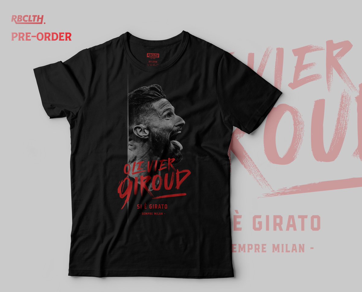 _RBClothing_'s tweet photo. The Last Pre-Order for 2022
- 123th Anni del Milan
- Olivier GIROUD
- THEO Hernandez
.
#acmilan #sempremilan #rbclth #redblackclothing #oliviergiroud #theohernandez #curvasudmilano #forzamilan #pioliisonfire https://t.co/yDin749eyk