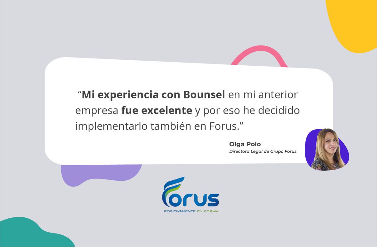 🤩 Es un placer ayudar a otras organizaciones cuyo propósito es mejorar el bienestar de las personas. Forus, es sin duda, una de ellas.

🏊 Forus promueve el deporte y los hábitos de vida saludables, apostando por una propuesta familiar para personas de todas las edades.