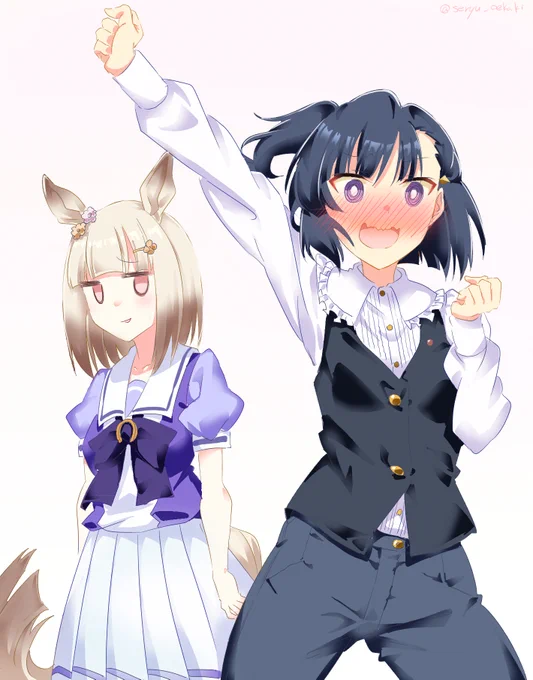 ミークが強くなったと聞いて興奮する桐生院葵 #ウマ娘 