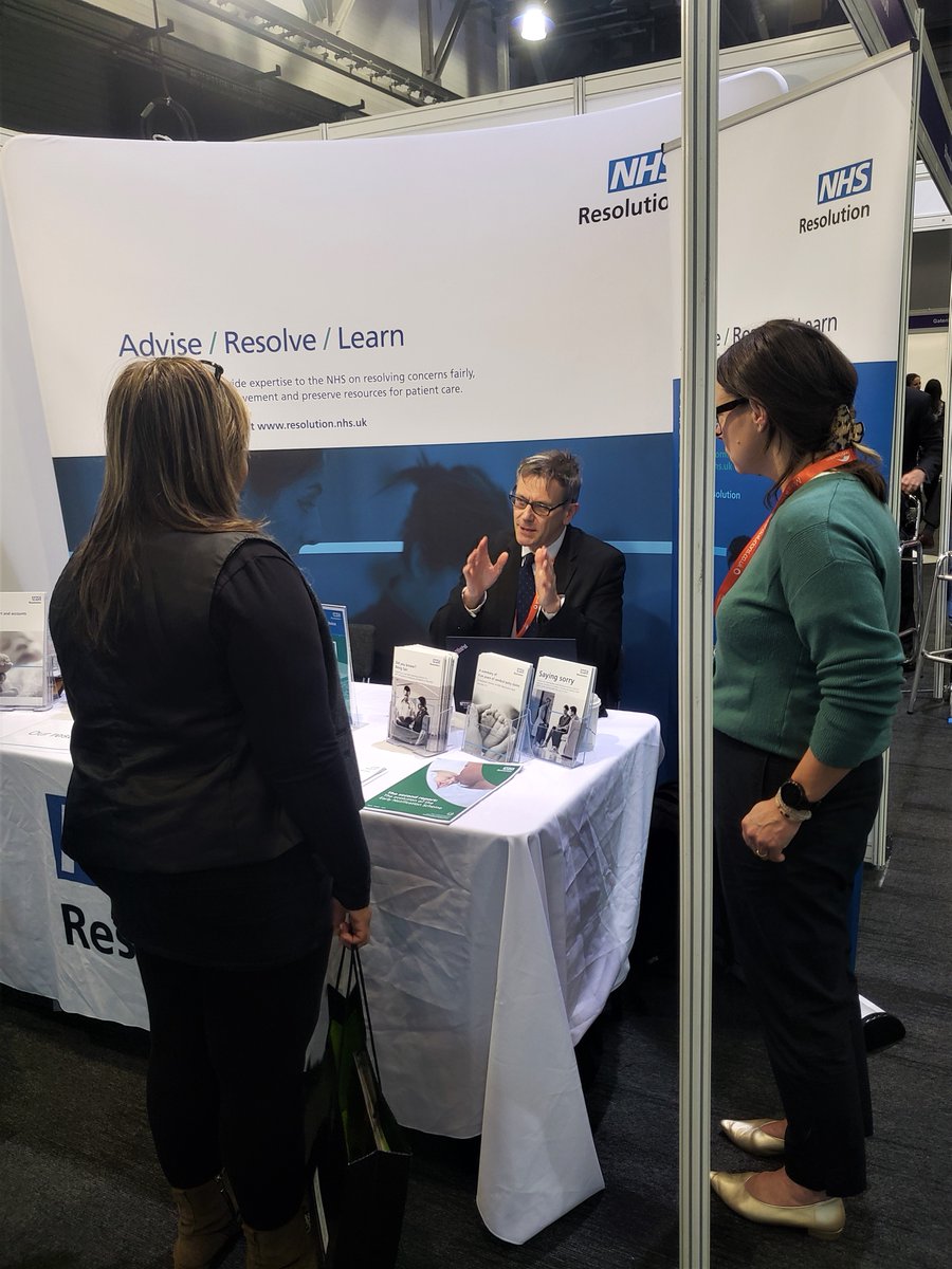 NHSResolution's tweet photo. Resilience and learning from past experiences go hand-in-hand.
Come and chat to a member of our Safety and Learning team today on stand 49 @NHSProviders annual conference to find out more about the variety of resources & services we have on offer.
#NHSP22 #LearningFromClaims https://t.co/vfbeCdtDBd