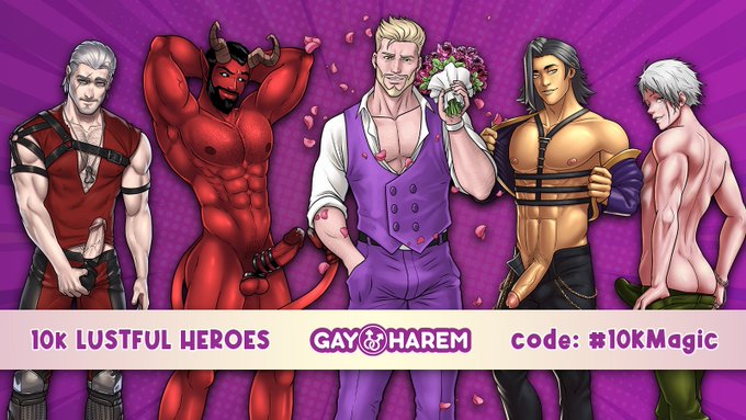 We can't believe we have 10K lustful heroes following us on Twitter!?To celebrate, we have a special