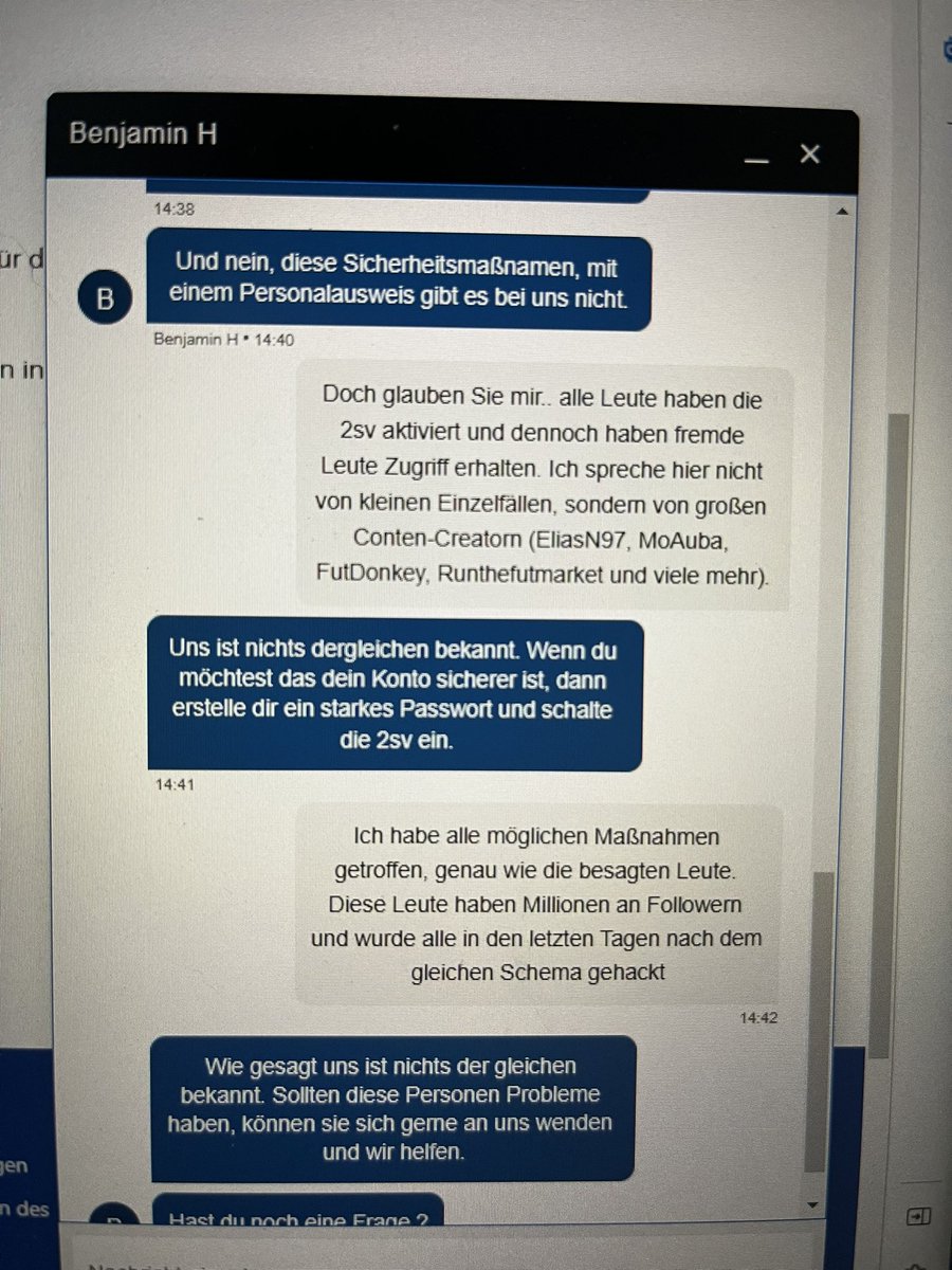 kinimodv's tweet photo. @SmexysYT Ich weiß, dass solche Support Menschen meistens selber keine Ahnung haben, aber anscheinend ist die Sicherheitslücke nichtmal bei Sony bekannt.. https://t.co/jicUwHmpRO