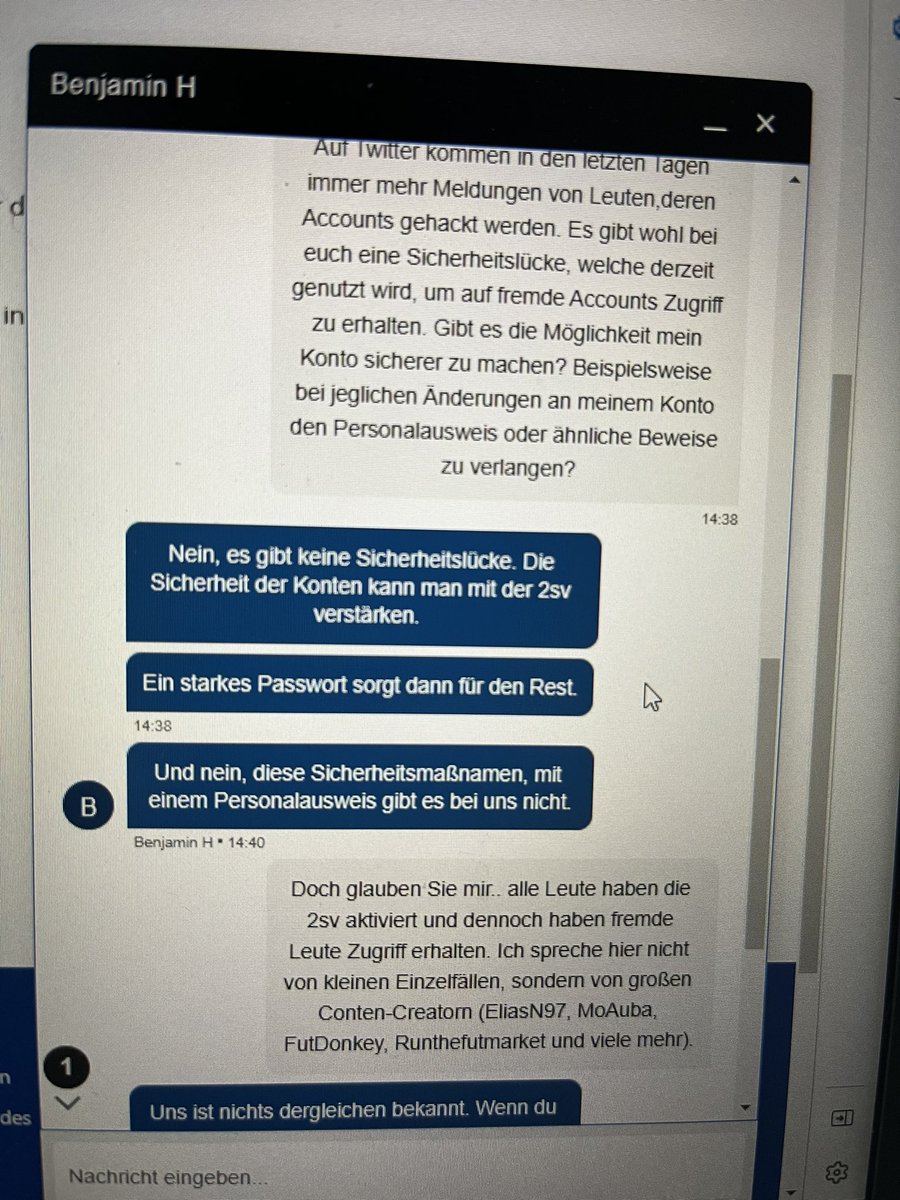 kinimodv's tweet photo. @SmexysYT Ich weiß, dass solche Support Menschen meistens selber keine Ahnung haben, aber anscheinend ist die Sicherheitslücke nichtmal bei Sony bekannt.. https://t.co/jicUwHmpRO