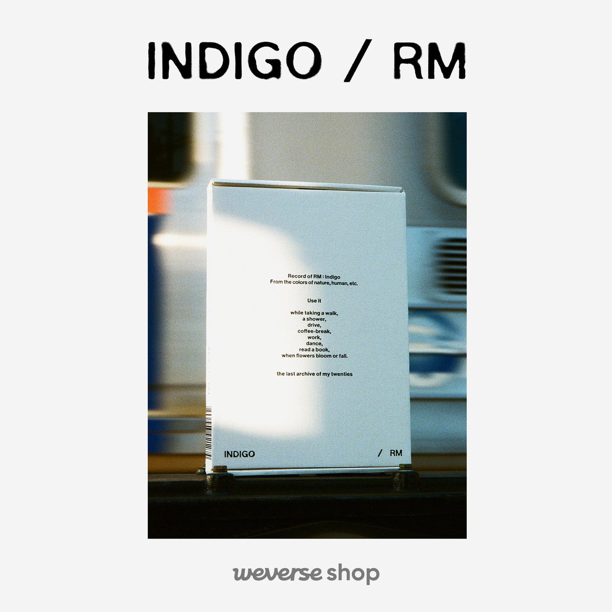 [🇵🇭PH GO] Help RT

💙BTS NAMJOON - INDIGO (SOLO ALBUM)

WEVERSE ALBUM: ₱690
BOOK: ₱990
SET: ₱1680

ITEM PRICE + LSF

DOO: UNTIL SOLD OUT
DOP: Dec. 1, 2022

🚫NO BOGUS/IMPATIENT/RUDE BUYERS ALLOWED

📝 To order and more: mrjsoshoppe.com/BTS-NAMJOON-IN…

#mrjsoshoppePHGO