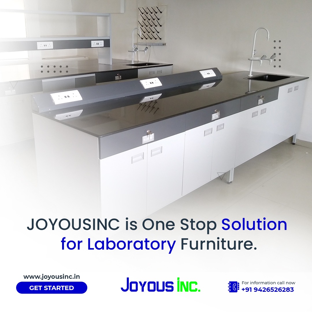 JOYOUSINC is One Stop Solution for Laboratory Furniture.
Connect with us Today.

📱𝐖𝐡𝐚𝐭𝐬𝐚𝐩𝐩: wa.me/919426526283 
📧𝐄-𝐌𝐚𝐢𝐥: gaurav@joyousinc.in 
👉𝐖𝐞𝐛𝐬𝐢𝐭𝐞: joyousinc.in

#Joyousinc #LabFurniture #labs #laboratory #modularfurniture