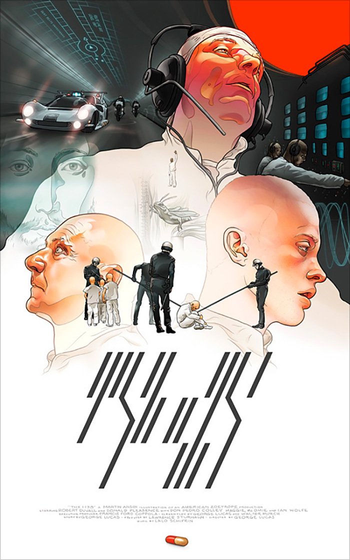 MatthewAMullins's tweet photo. Alternative Poster for THX 1138 (1971)
By Martin Ansin @martinansin https://t.co/NV8bwME93n
https://t.co/la8Ly2jaAV
#THX1138 #AlternativePoster #MartinAnsin https://t.co/oKALl3u9tx