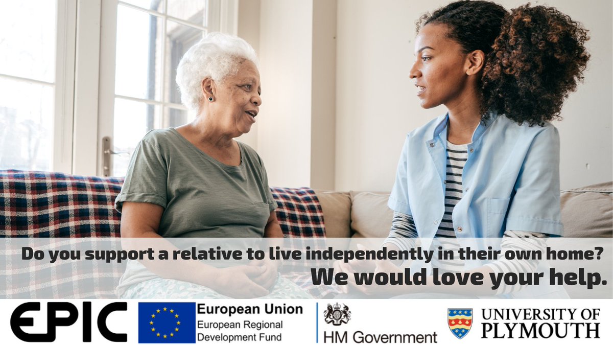 Inviting <a href="/PlymUni/">University of Plymouth</a> staff and students to be part of an exciting project exploring the use of <a href="/sentai_ai/">Sentai</a>’s voice technology to support family members who live independently and bring peace of mind to their loved ones. Find out more: epicehealth.co.uk/caring-for-an-…