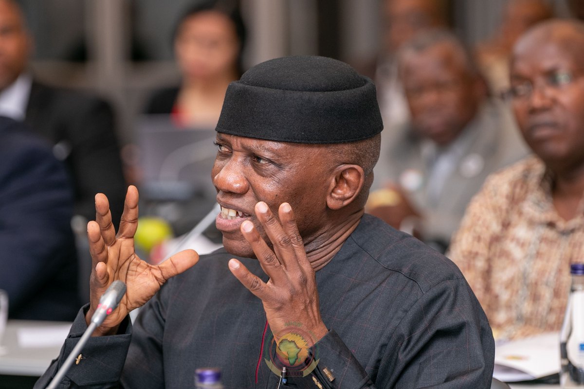 APRMorg's tweet photo. H.E Amb. Bankole Adeoye, Commissioner for Political Affairs, Peace and Security (@AUC_PAPS ). participation at the ongoing #APRMPSC second joint retreat. https://t.co/eGemA61wsK