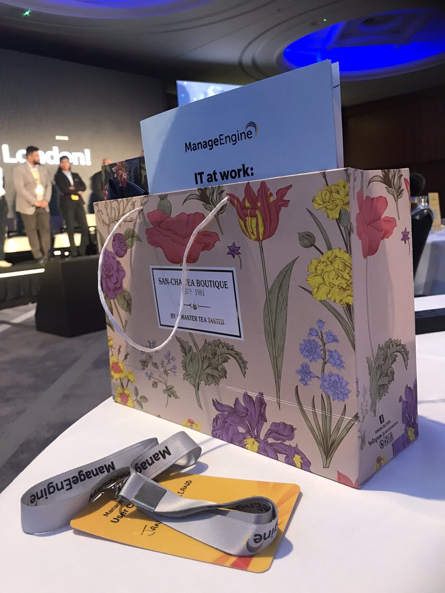 JaneFrankland's tweet photo. That feeling when your client appreciates you & you know you’re working with professionals. Thank you @manageengine #londonuserconf #cybersecurity #ITLeadership https://t.co/95QIvCL6r4