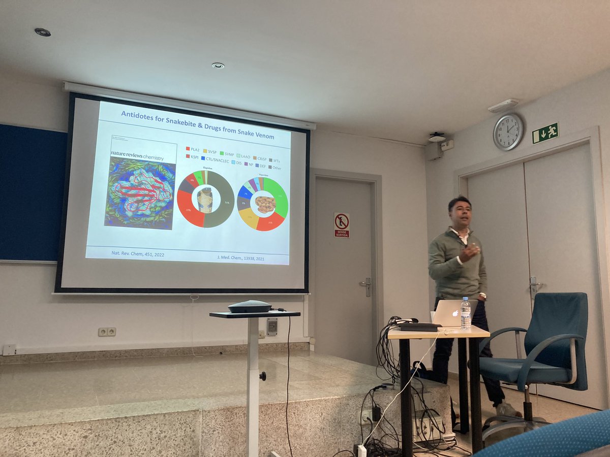 Having Pr Fernandes to talk about Venom and enzymes!