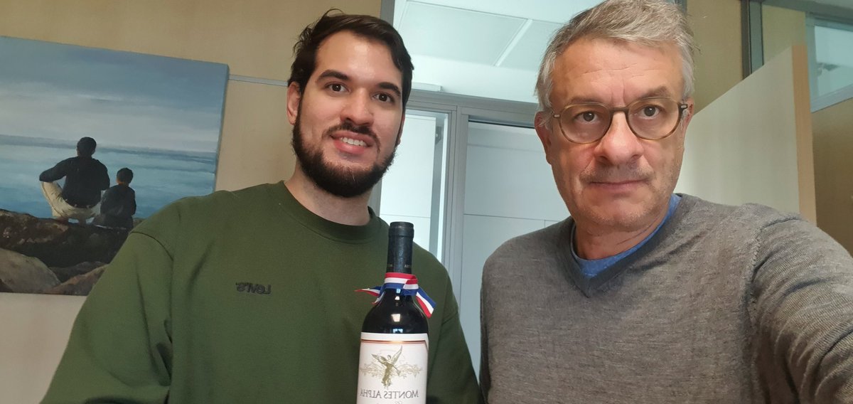 physolcell's tweet photo. Very nice to receive at @inam_uji cooperator Jose Raul Sosa @Jos08120679 to make halide perovskites and enjoy wine from Valle de Colchagua in Chile https://t.co/q6eWPmRg3X