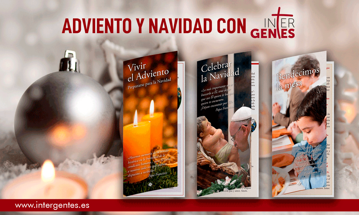 🕯️ Se acercan el Adviento y la Navidad, dos de los tiempos litúrgicos más importantes de la Iglesia.

Los desplegables de <a href="/intergentes_es/">Intergentes</a> van a ayudar a las parroquias y comunidades a preparar estos tiempos.

🟥 Toda la información intergentes.es/adviento-navid…