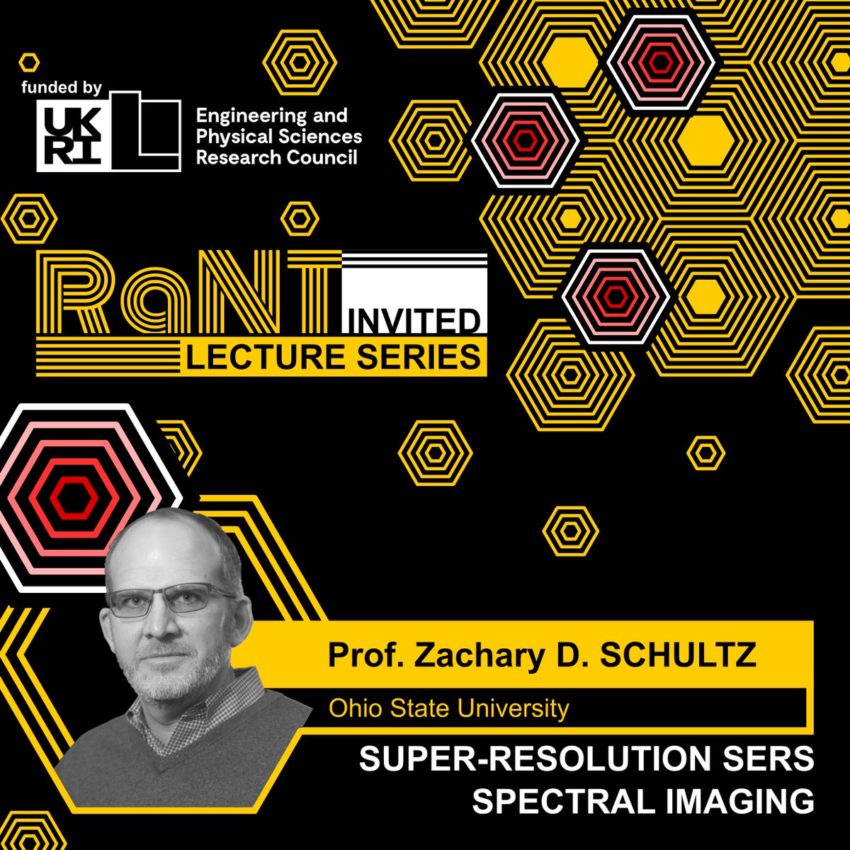 Excited for <a href="/ZacSchultz1/">Zac Schultz</a> to launch the 1st in our new #RaNTinvited talk series next month!

✨JOIN US for:
"Super-Resolution #SERS Spectral Imaging" ✨

📅 Thu 15th Dec @ 13.00 GMT
📍 ONLINE &amp; <a href="/LSI_Exeter/">LSI Exeter</a> Seminar Rm. B

Abstract⬇️ &amp; SIGN-UP for ZOOM link⬇️
rant-medicine.com/rant-invited-z…