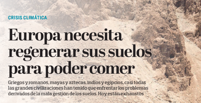 «Nos estamos jugando la #vida, en el sentido más literal. El suelo ya no da para más» 💥 Así de contundente es nuestra investigadora Pilar Andrés cuando <a href="/lamarea_com/">La Marea</a> le pregunta por el estado de los #suelos para #agricultura y su capacidad de almacenar #carbono🍇🫑