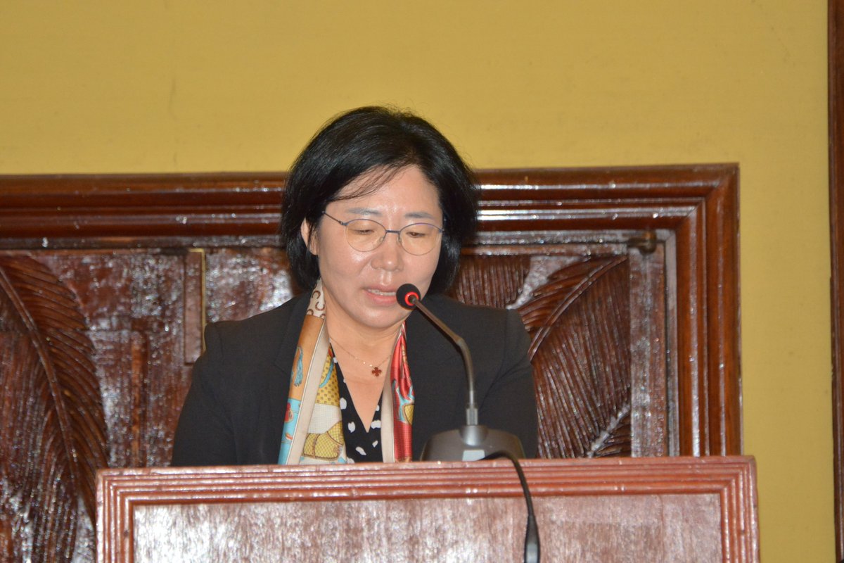 UnescoEast's tweet photo. "I hope to keep the sustainability of the #BEARII project outcomes and effects"-Ms. Hong Sun, Kim representing the Republic of Korea https://t.co/qMquIiVUWS