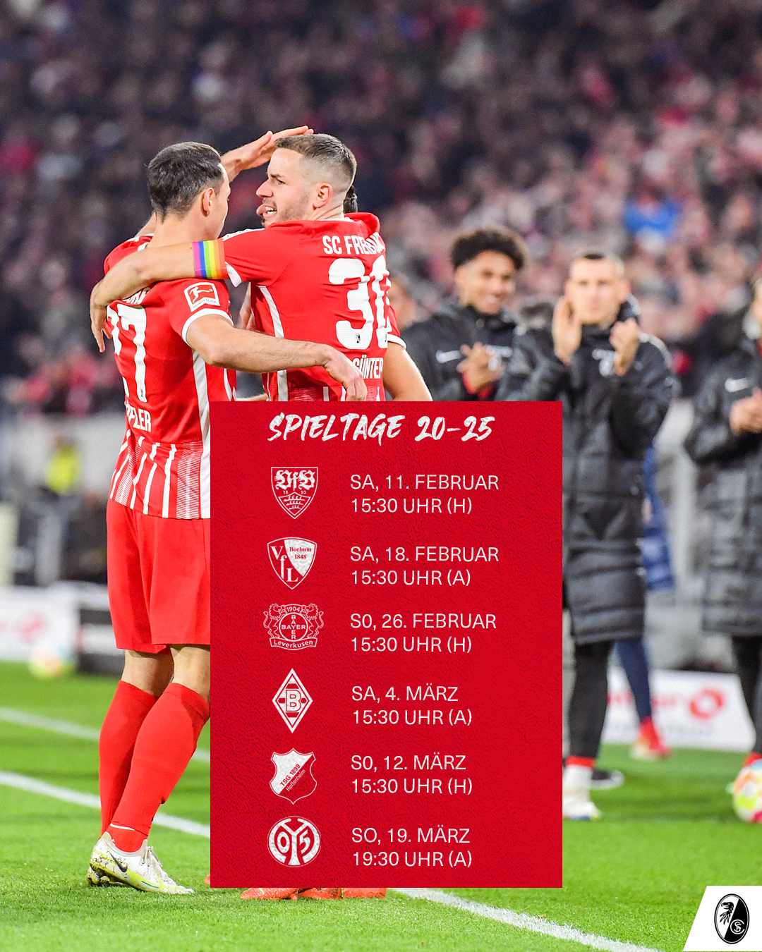 SC Freiburg on Twitter: "Holt die Kalender raus: die #Bundesliga 