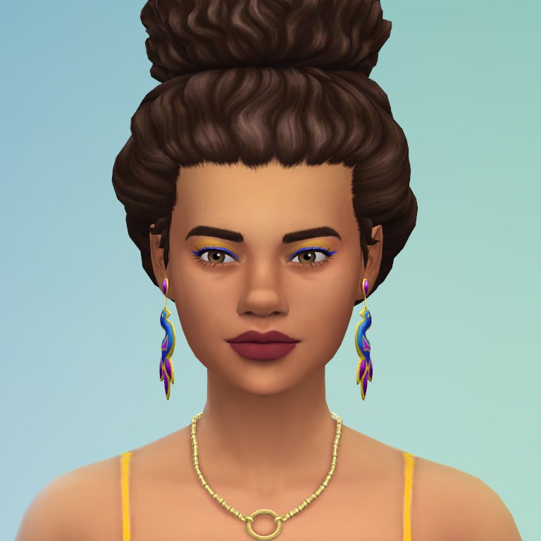 Danassims's tweet photo. No cc makeup look 💛💙💜
#TheSims4 #ShowUsYourSims https://t.co/ex87sG6LOR