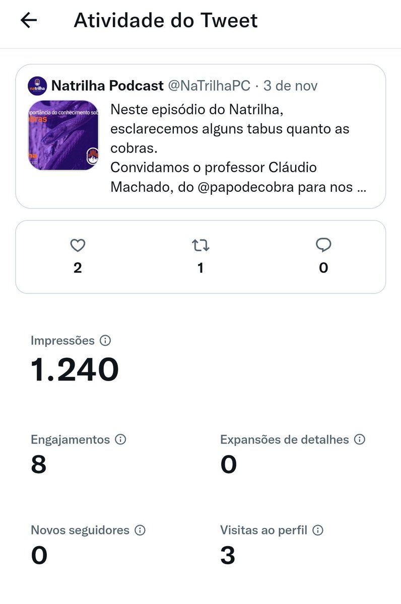 NaTrilhaPC's tweet photo. Incrível o poder de distribuição do Twitter. Um rt e duas curtidas alcançaram mais de 1.000 pessoas. Obrigado aos envolvidos pelo carinho e gesto. É simples mas de altíssima importância para continuarmos produzindo. https://t.co/BQmSQomzQB