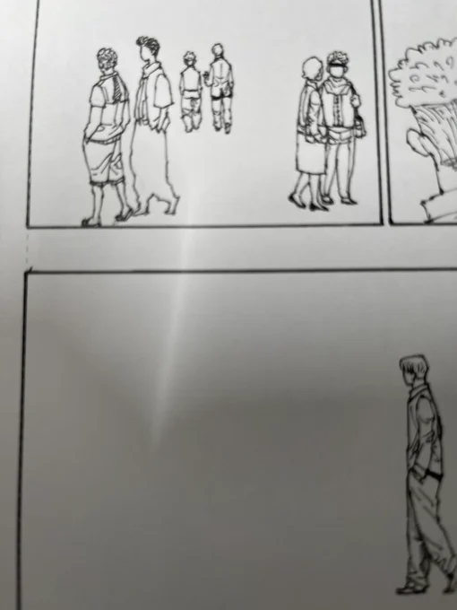 No388.399…完成。

No395.1ページ目の4コマ目と
6コマ目、生原稿にはちゃんと
人物が入っているので脳内で
合成していただけたら幸いです。 
