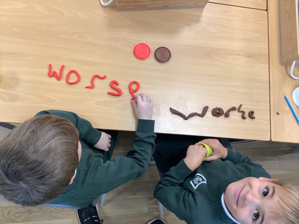 MissKilpinSHS's tweet photo. Today we used play-doh to help us learn red words. https://t.co/bDx7sqgAYl