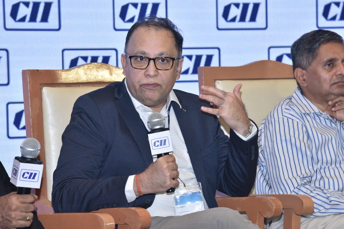 CII4WR's tweet photo. Logical user focused design which is human centric will play a key role in digital adoption in the healthcare system - Dr Akash Rajpal, Executive Vice President, Medikabazaar.  

#CII4Health #AyushmanBharat #DigitalIndia #MedTech #Healthcare #Hospital #DigitalHealth #Technology https://t.co/2g6gcOTZcp