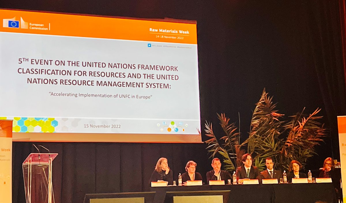 📢Fruitful discussions at 5th #UNFC &amp; #UNRMS session on 'concrete UNFC implementation actions and outlook in European Union' moderated by <a href="/JulieHollisEGS/">Julie Hollis</a>.

EGS community looks forward to continue working with <a href="/UNECE/">UNECE</a> &amp; <a href="/EU_Commission/">European Commission</a> to broaden UNFC implementation across Europe!