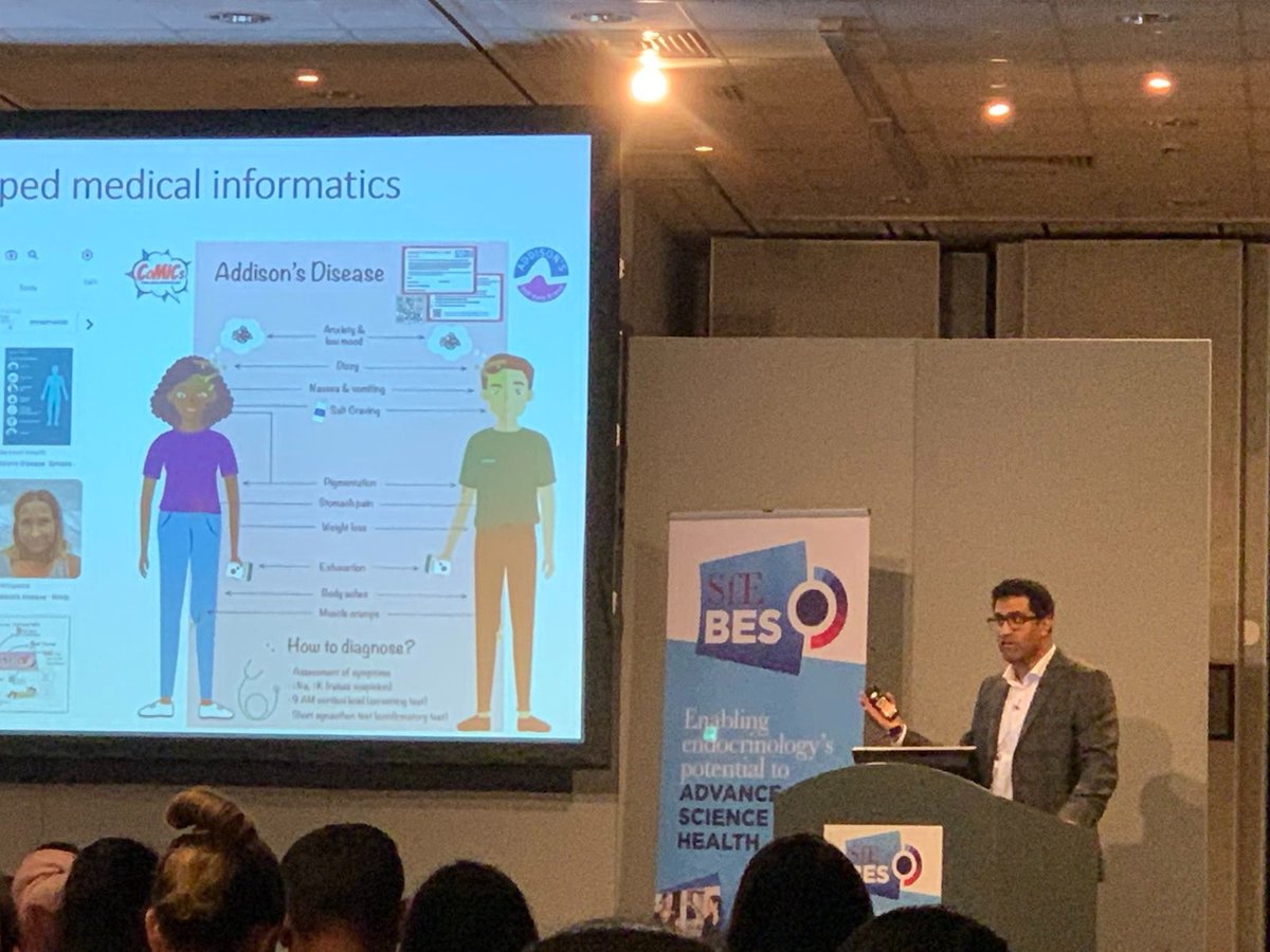 Addison's Disease Self-Help Group (ADSHG) (@addisonsuk) on Twitter photo Congratulations to <a href="/drpunith/">Punith Kempegowda</a> on <a href="/Soc_Endo/">Society for Endo</a> Teaching Achievement Award! Proud to see our diagnosis infographics: "Think Addison's disease - save a life", created in collaboration with <a href="/drpunith/">Punith Kempegowda</a> & the brilliant @SimbaComics team.
Find out more🔗 addisonsdisease.org.uk/diagnosis-info… #SfEBES2022 Congratulations to <a href="/drpunith/">Punith Kempegowda</a> on <a href="/Soc_Endo/">Society for Endo</a> Teaching Achievement Award! Proud to see our diagnosis infographics: "Think Addison's disease - save a life", created in collaboration with <a href="/drpunith/">Punith Kempegowda</a> & the brilliant @SimbaComics team.
Find out more🔗 addisonsdisease.org.uk/diagnosis-info… #SfEBES2022