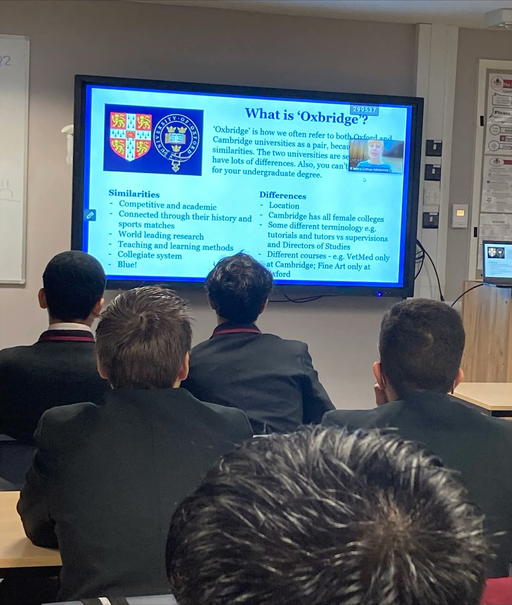 Thank you to <a href="/Cambridge_Uni/">Cambridge University</a> for providing an insight to what life at Cambridge would be like. Through the vast variety of courses offered to the different accommodation and societies #ASPIRE #Aspiration #Legacy #Oxbridge #highereducation