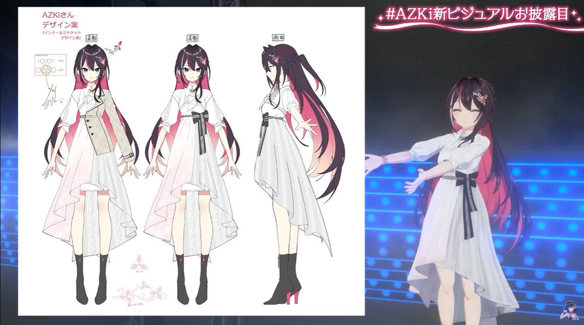 YouTube ITS SO PRETTY I CANT TTTT #AZKi新ビジュアルお披露目
