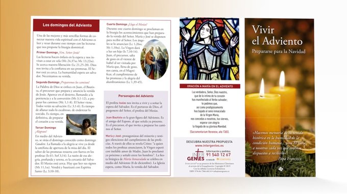 Los desplegables de <a href="/intergentes_es/">Intergentes</a> son materiales que exponen diferentes asuntos sobre la fe y la evangelización en un tono propositivo y un lenguaje sencillo y asequible.

Un instrumento adecuado para la formación permanente de los creyentes y para acercarse a los alejados.