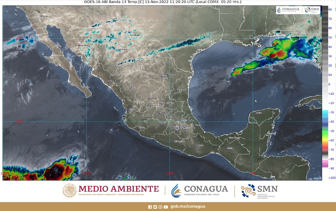 #Pronóstico #Meteorológico general de las 06:00 horas consúltalo en:  
smn.conagua.gob.mx/es/pronosticos…