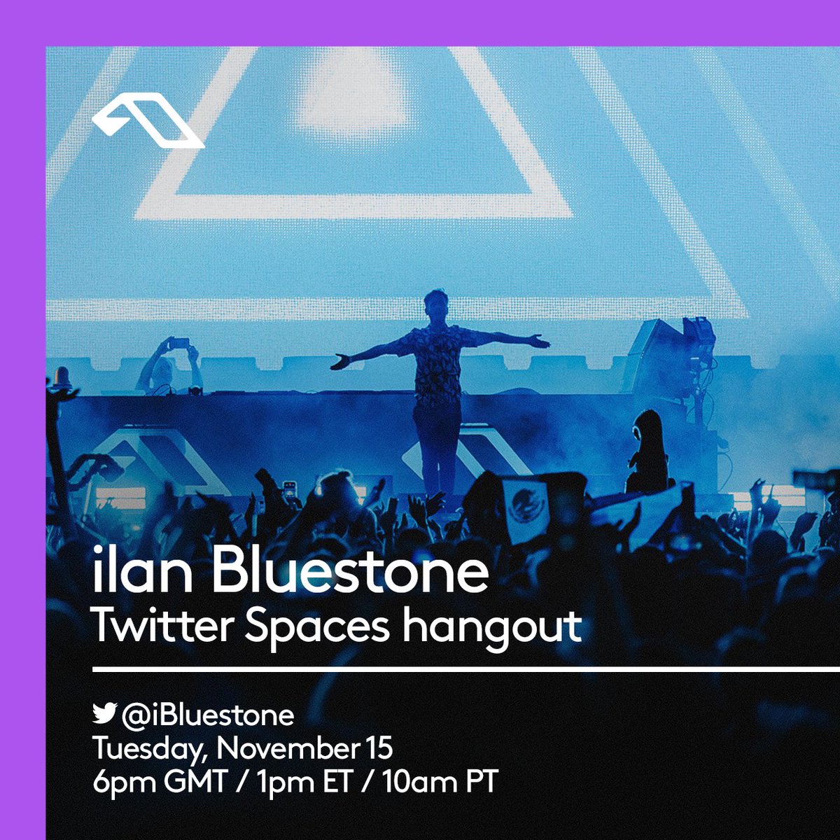 Anjunabeats's tweet photo. Say hello to @iBluestone and @caitlincharters on Twitter Spaces today as they chat all about their latest single with @BT, 'Run' 🏃‍♂️

⏰ 6 pm GMT / 1 pm ET / 10 am PT https://t.co/59X8SDZca3
