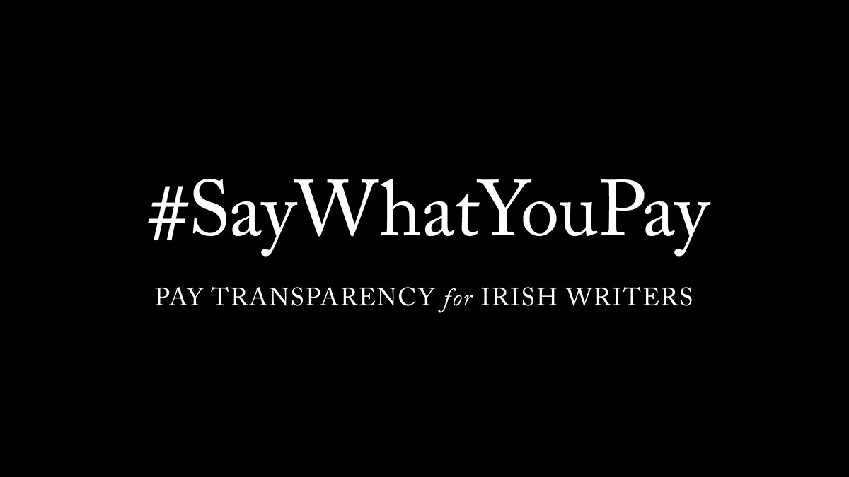Well done to the three key poetry publishers in Ireland who have also shared their fee structures: @salmonpoetry salmonpoetry.com/say-what-you-p… @dedaluspress dedaluspress.com/saywhatyoupay/ @TheGalleryPress gallerypress.com/saywhatyoupay/ #SayWhatYouPay
