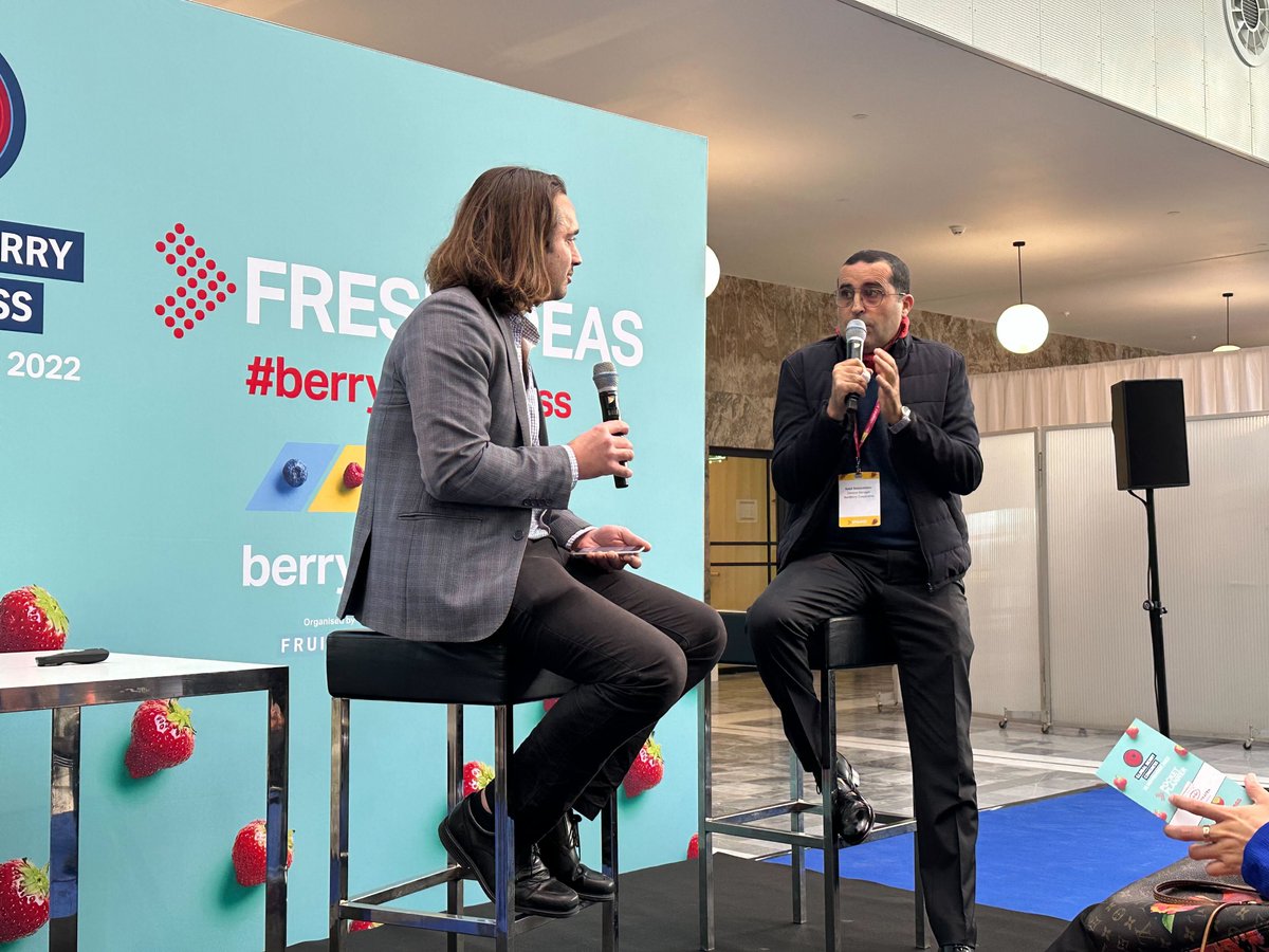 AndWider's tweet photo. Thank you, @NabilBelm for your insight into the working conditions for berry growers in Morocco and for painting such a clear picture of the position of berry producers and the strains they are under.
#berrycongress https://t.co/gpBqPkFl9n