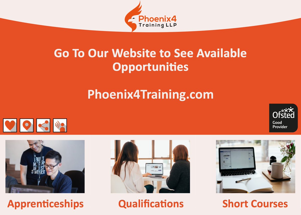 P4TLLP's tweet photo. We have a wide variety of learning opportunities available!

Come check them out, or get in contact with us to see if we can help!

Phone: 01293 441913
Email: Contact@P4T.email
Website: https://t.co/I9oT9e2YYo

#training #trainingcourses #Apprenticeships #education #cpd https://t.co/C2C9eBjHVI