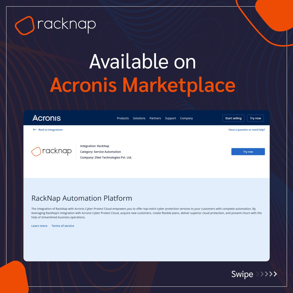 RackNap's tweet photo. Expand your business and your portfolio. Discover the vendors and options you require to expand and provide even more to your clients.

Azure: https://t.co/sXa2zc2Xoe

Acronis: https://t.co/5hu0dereMf

#racknap #azure #acronis #cloudmarketplace #business https://t.co/KFU8QgIo5x