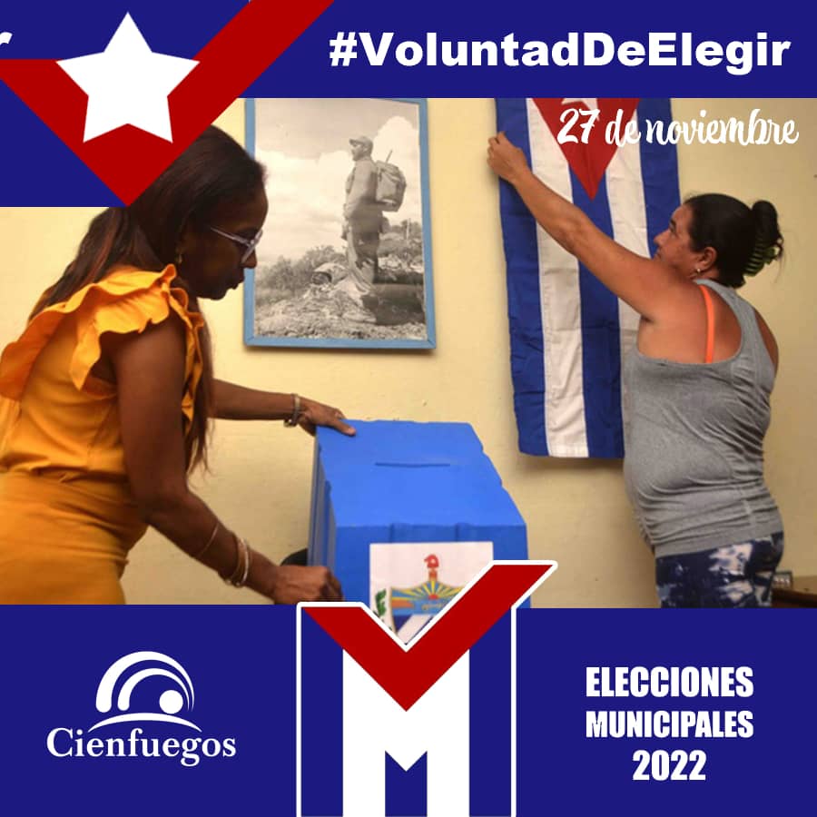 Por nuestra Revolución, nuestros hijos, mi familia, nuestro barrio, mi #Cuba tenemos la #VoluntadDeElegir.