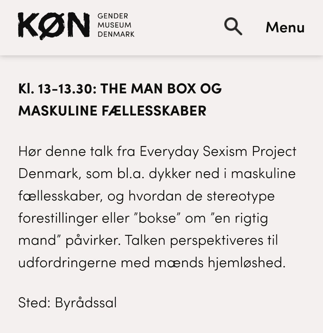 EspDanmark's tweet photo. Både i København og Aarhus er der heldagsarrangementer i anledning af Mændenes Internationale Dag den 19. november og du kan møde ESPD til 2 af aktiviteterne på @konmuseum sammen med bla @DareGender og @mandesamfund 
Hele programmet her: https://t.co/0F00JGcYC9

#MID2022 https://t.co/NELk6DHpUJ