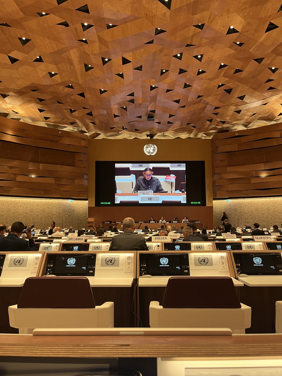 "One of the most disturbing developments for this Amended Protocol II in 2022 is seen in the widespread use of landmines in #Ukraine." Read the full <a href="/hrw/">Human Rights Watch</a> statement, delivered to the #CCWUN by <a href="/marywareham/">Mary Wareham</a> here: tinyurl.com/yc824byu