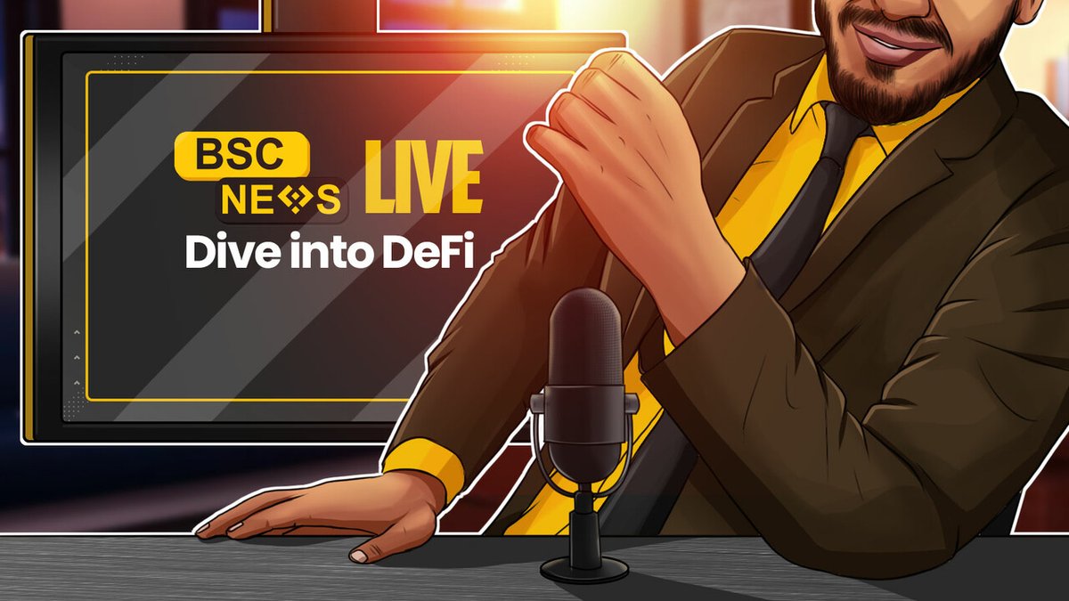 BSCNews's tweet photo. Join us and @FEGtoken today for #DiveIntoDeFi: discussing the Intersection between DeFi and CeFi 👀

Come and learn everything from:
・How DeFi depends on CeFi
・Current Benefits &amp; Limitations of DeFi
・FEG's DeFi ecosystem

+ Much More!

Today, 3pm UTC: https://t.co/9uQ90vxbnR https://t.co/WcPvZBQ04H