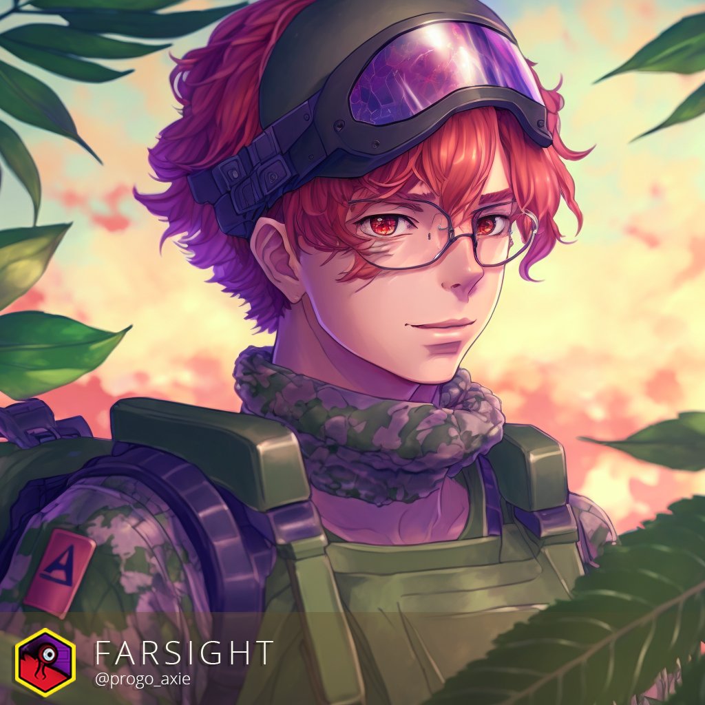 xdashred's tweet photo. @progo_axie reimagined if Lunacia is an anime! 

Progo always wanted to be a soldier of the BigYak Faction. But something he's done in the past disqualified him. Now he goes to war and/or adventures as a journalist instead. #AxieCreator #AxieOrigins @AxieInfinity @BigYakAxieClub https://t.co/D2ntJGQ0nS