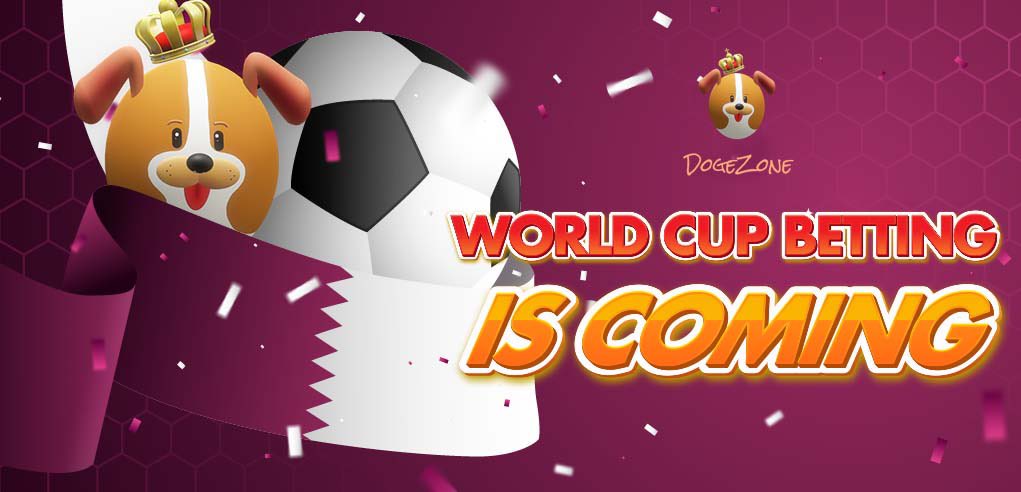 ⭐️ Russia 2018 may feel like a few months ago, but Qatar 2022 is rapidly approaching. 

⚽️Football fans can bet on their favorite teams soon 🔜 

🔥The first match will kick-off at 9pm (AEDT) on Monday, November 21, 2022. 

⚡️Are you ready to join DogeZone World Cup Betting?