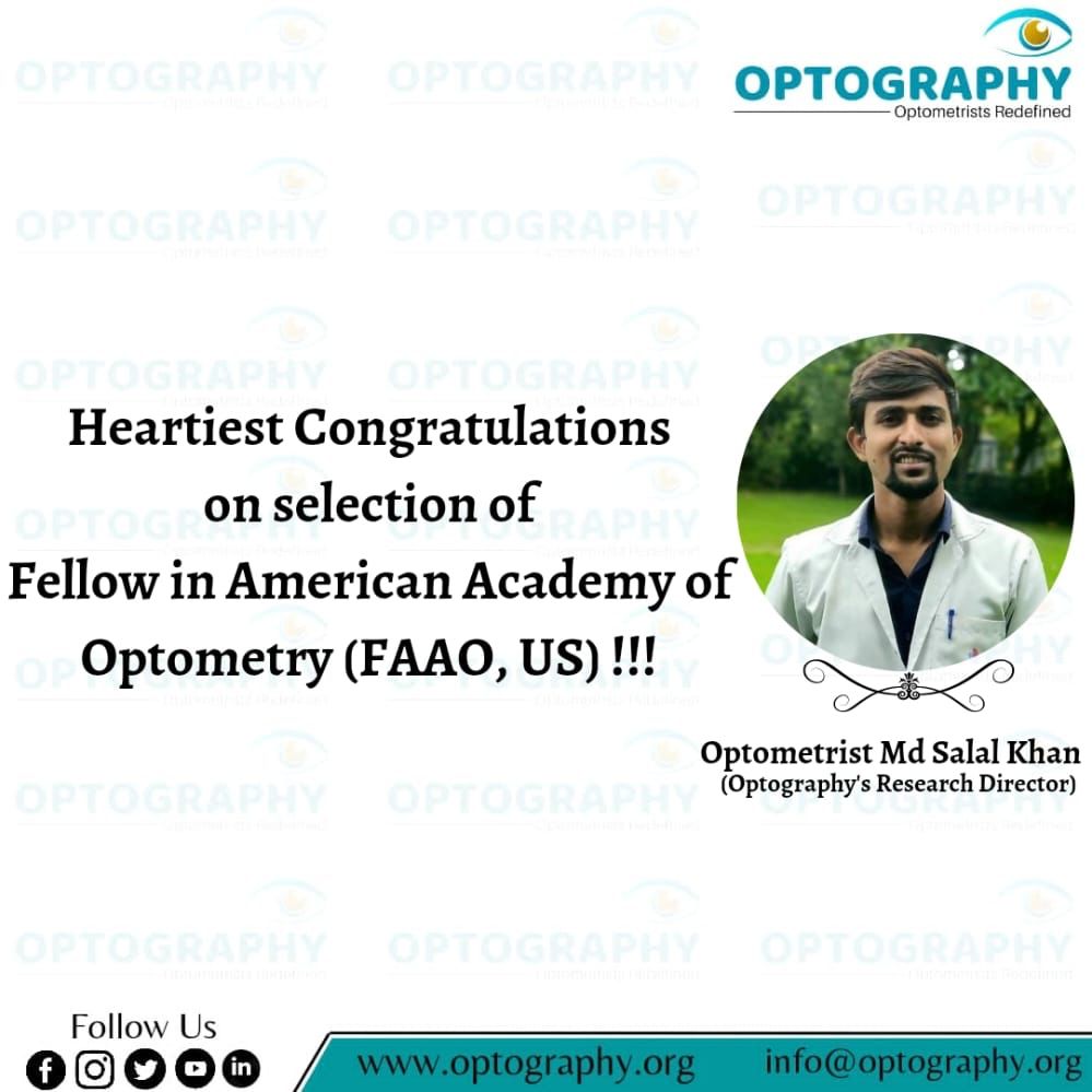 Optography8's tweet image. Heartiest congratulations 💐

#eyecare #optography #faao #americanoptometry #optometrist #dilseoptometrist