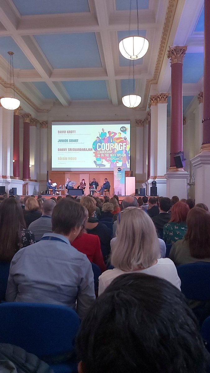 Real energy &amp; leadership in the room. Good to be here and hear #ACFConf22 real call to arms for funders get real and let go and support what is needed