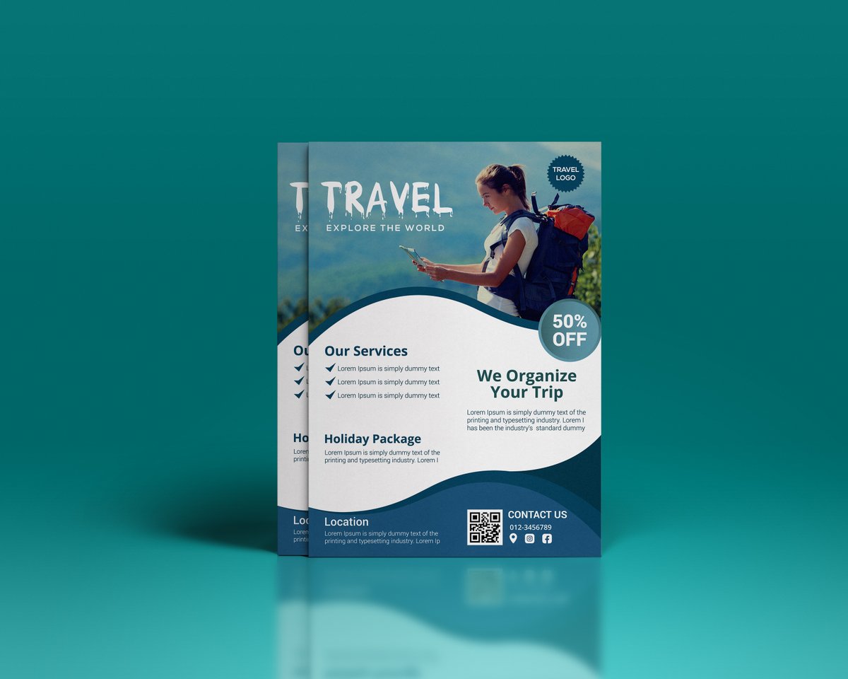 SheilaGGrimes1's tweet photo. Travel flyer design. Do you need a professional flyer design? Please contact me: https://t.co/Q5oyokOWlh
#Flyer_design #Flyer #graphic_desing #logo_Design #Logo #Business_card #design #travel #graphic #business https://t.co/FiKpgolkE1